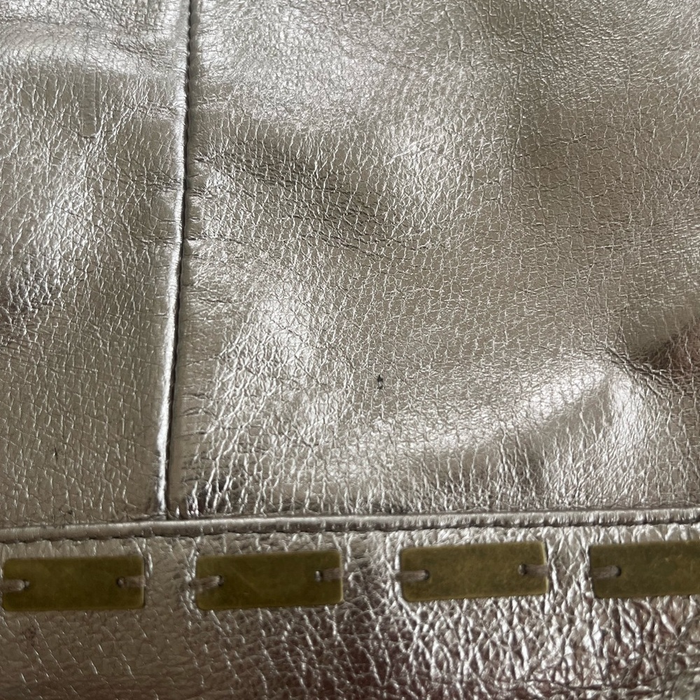 The Sak Bridget Leather Metallic Hobo Bag - Picture 7 of 8